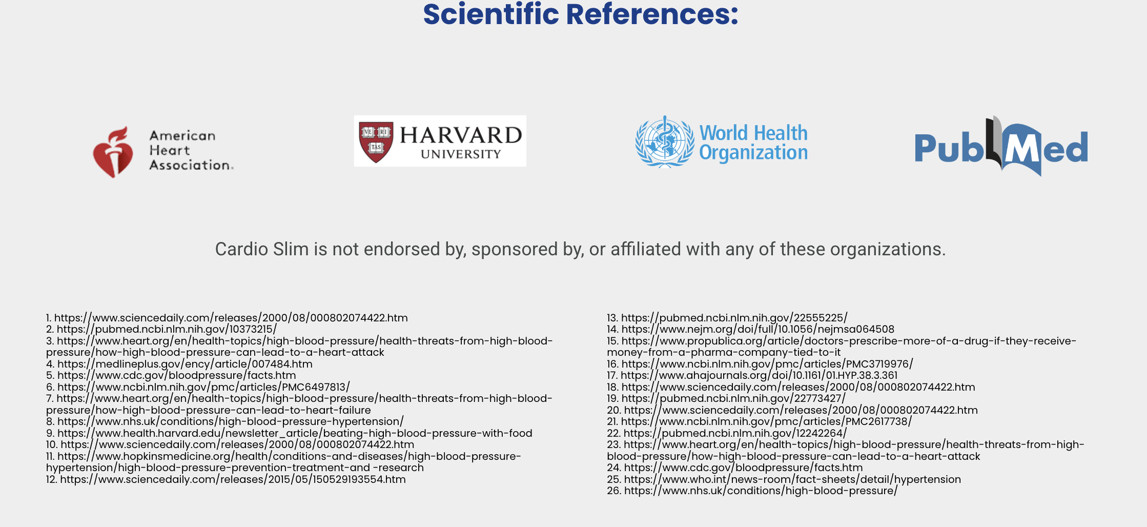 cardio slim tea science